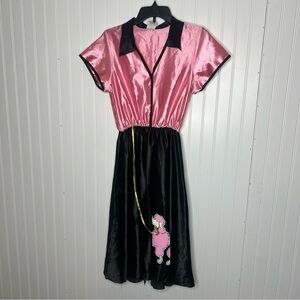 Disguise Poodle Skirt Costume Dress Party Cosplay 50s Theme